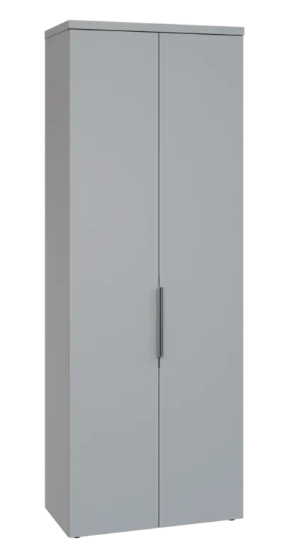 SISR 6 - 81 šatní skříň, 2-dveřová, výsuvné ramínko, 2170x800x400, šedá